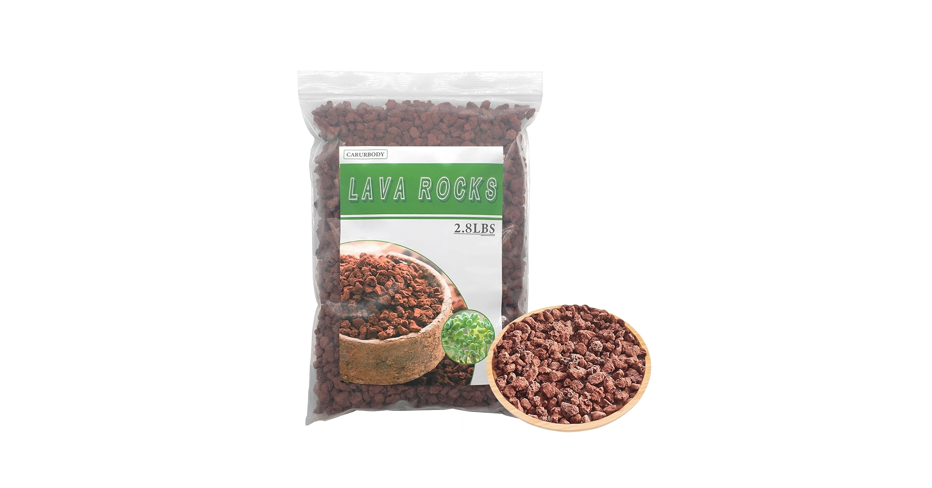 Amazon.com : CARURBODY Red Lava Rocks for Plants -100% Pure