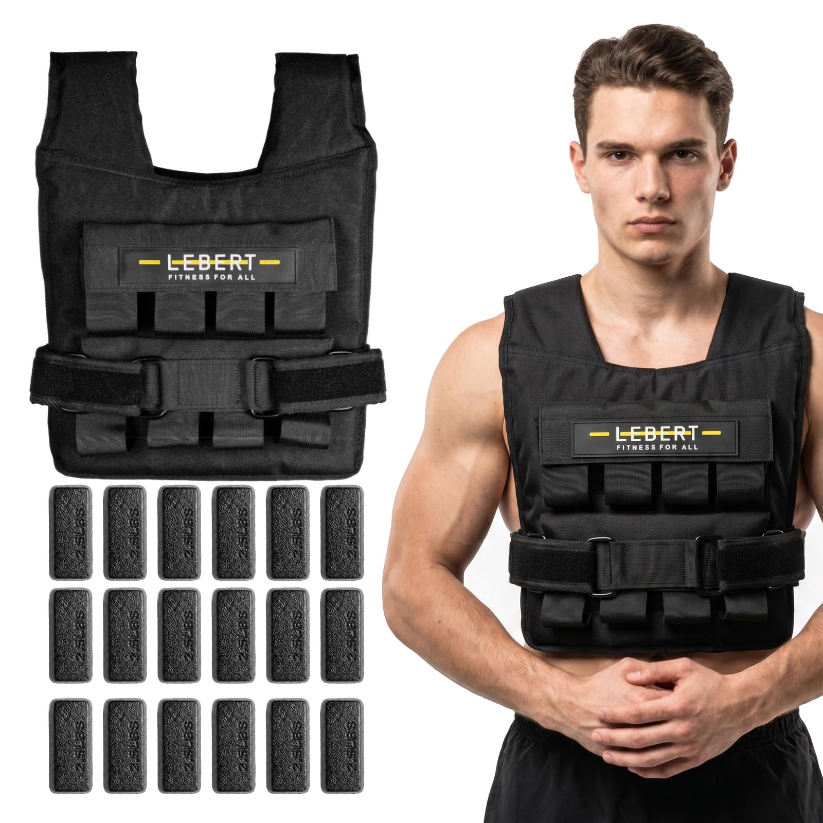 Lebert Fitness Adjustable Weighted Vest