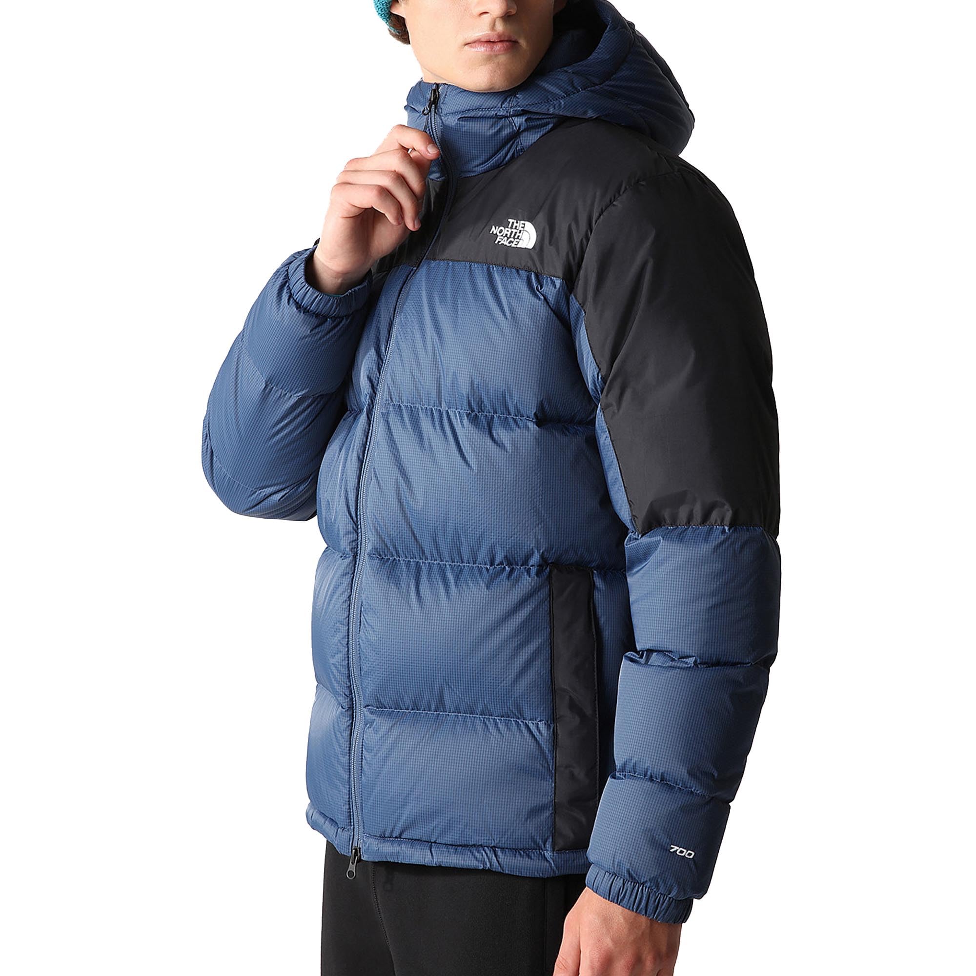 THE NORTH FACE Homme Diablo Veste, Shady Blue-Tnf Black, XXL EU