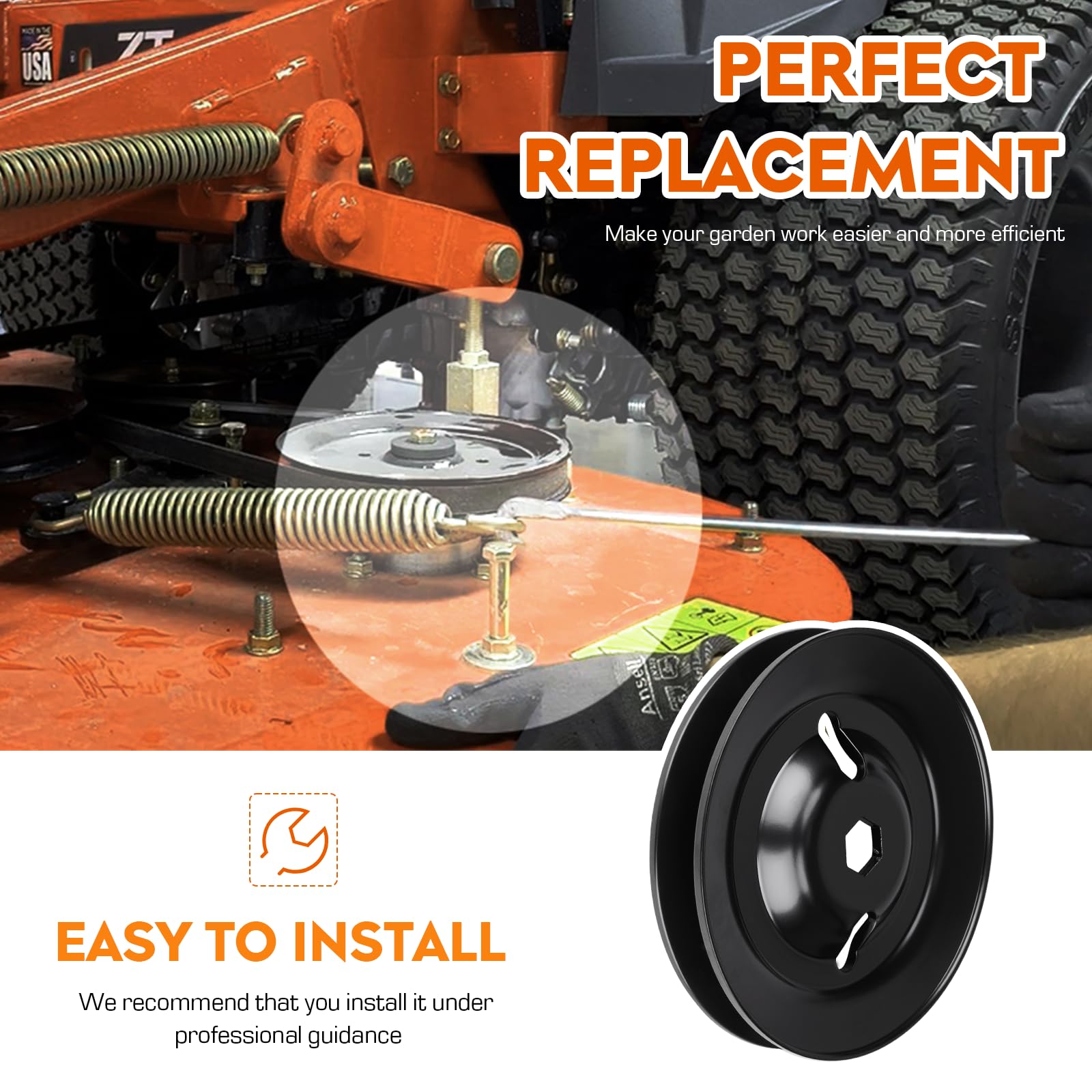 Genuine OEM JOHN DEERE M155979 PULLEY **New In Package** Free Shipping - Foto 3