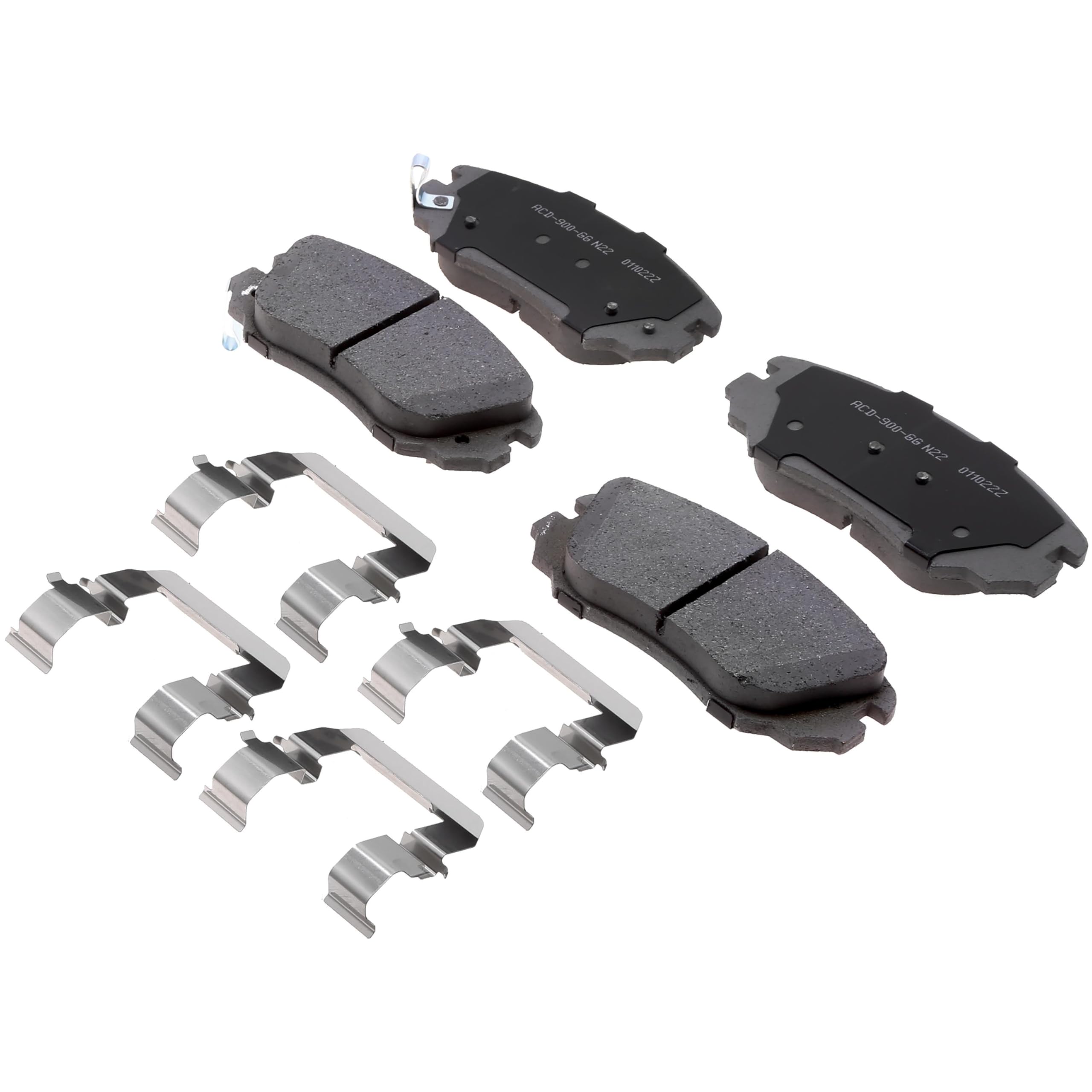 ACDelco Silver 14D1421CHF2 (19429906) Ceramic Front Disc Brake Pad Set with Clips