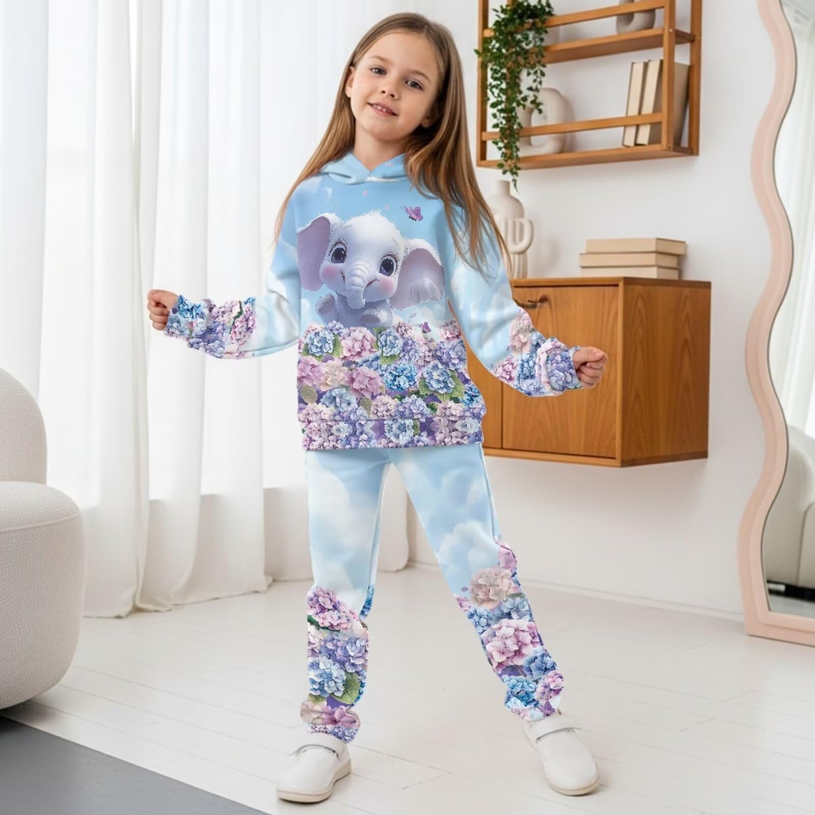 2 szt. zestaw strojów do biegania modny dres z długim rękawem sweter bluza spodnie dresowe jesień modny dres 5-12 lat