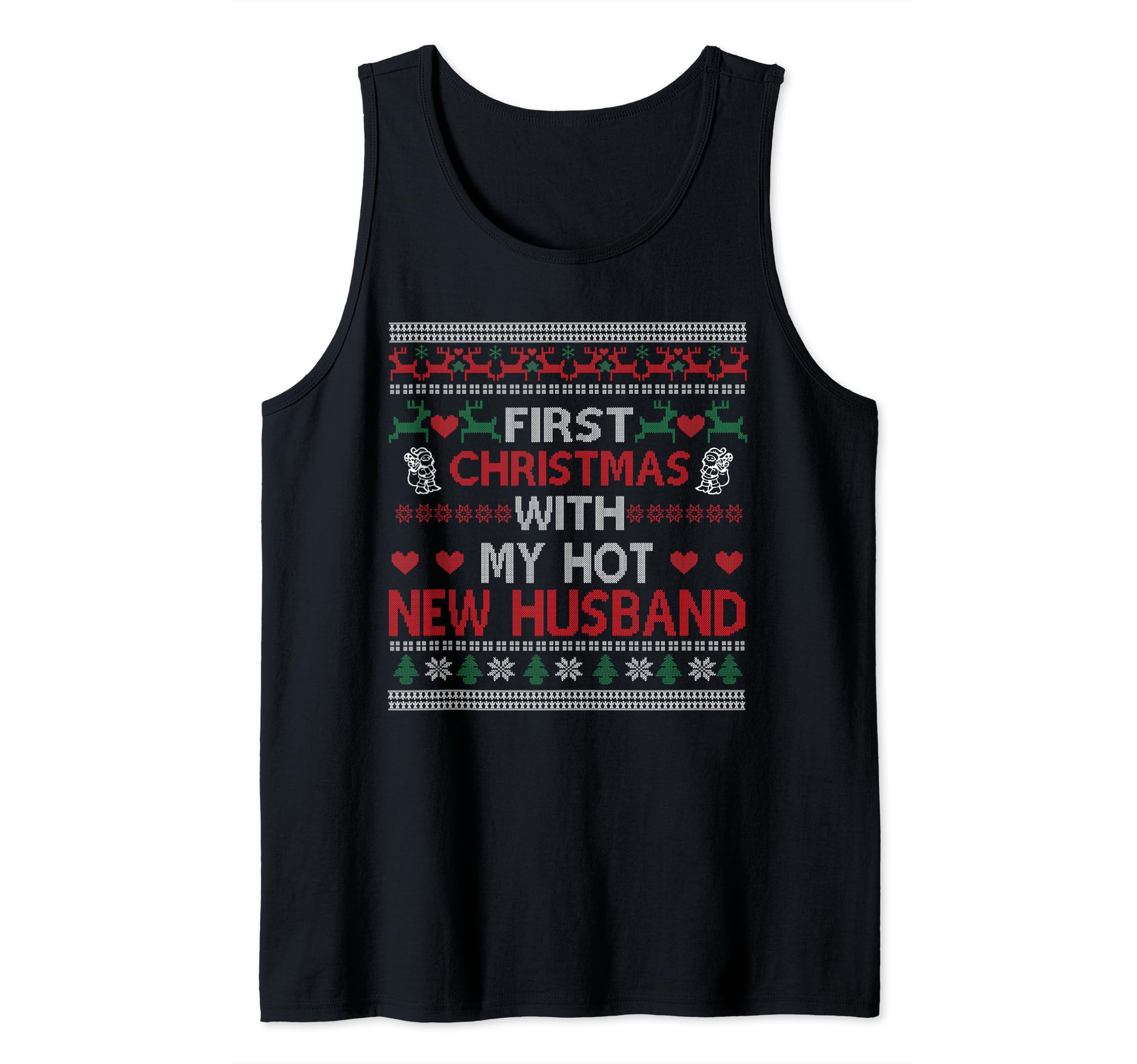 First Christmas With My Hot-New Husband Valentine Day Tank Top