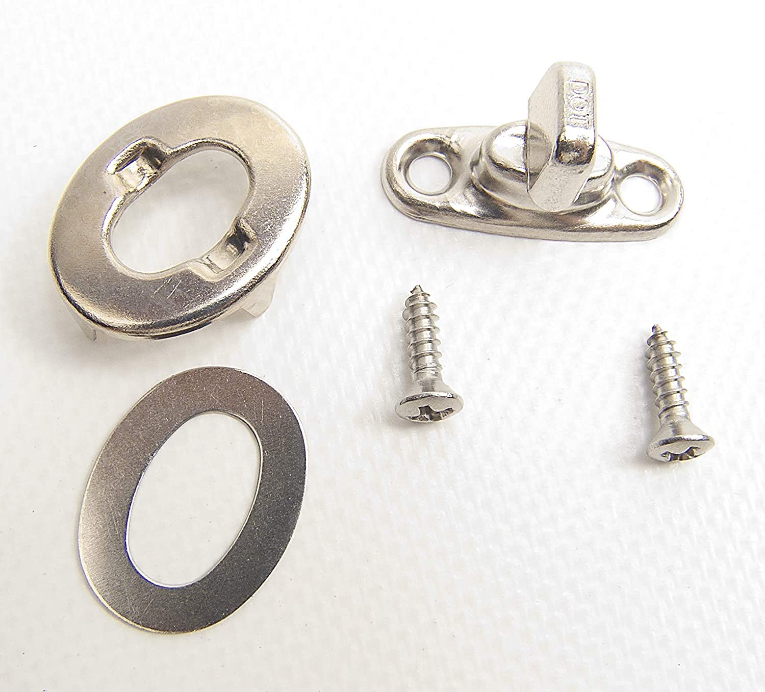 Common Sense Fastener, Turn Buttons, Eyelets, Clinch Plates & Stainless Steel Mounting Screws - 20 of Each Piece