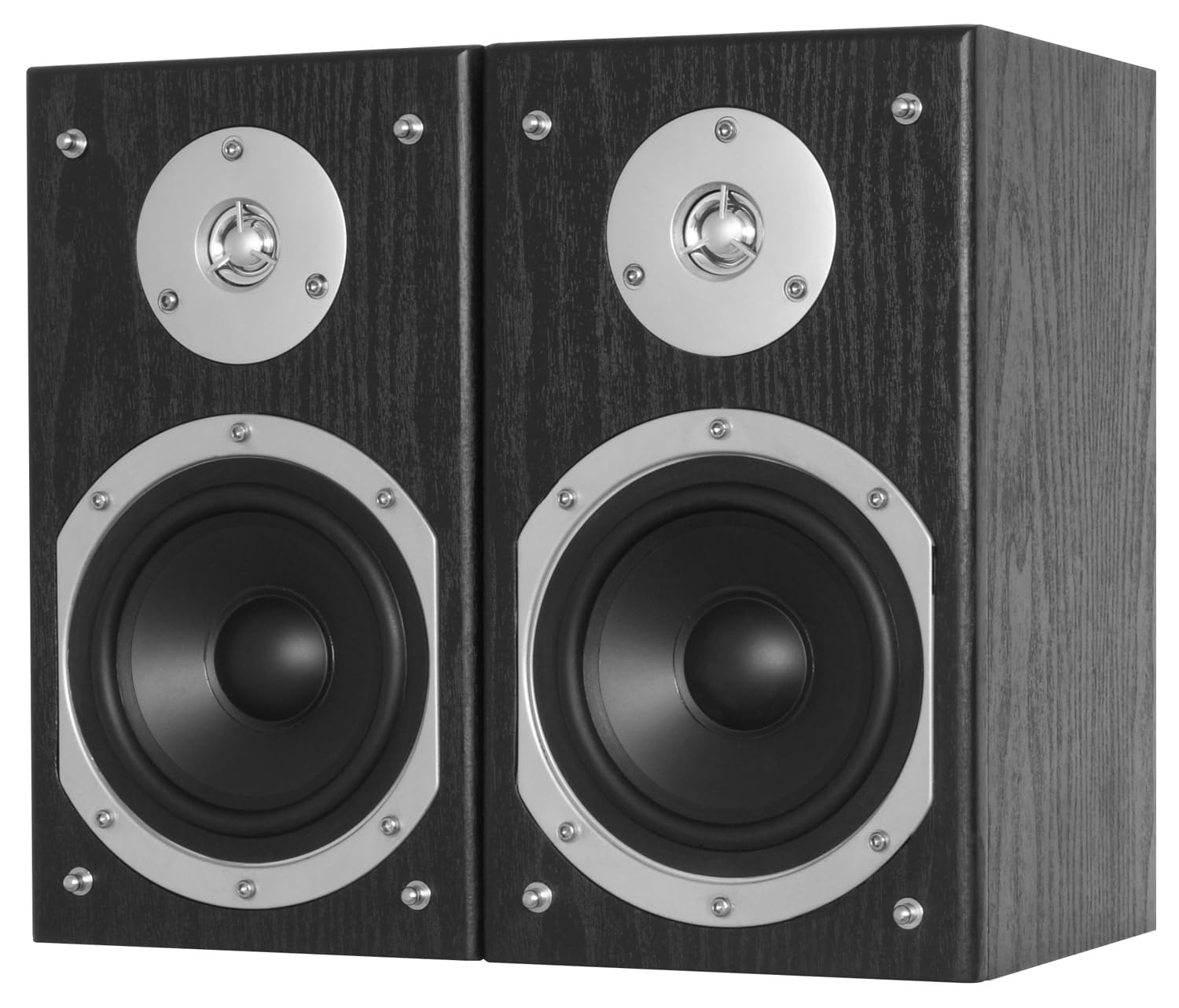 Fenton SHFB55B - Altavoces de estantería Hi-Fi o Home Cinema, woofer de 5", Tweeter de 1", 140w máximos de Salida, impedancia 6 Ohm, Respuesta en frecuencia 20-20.000 Hz