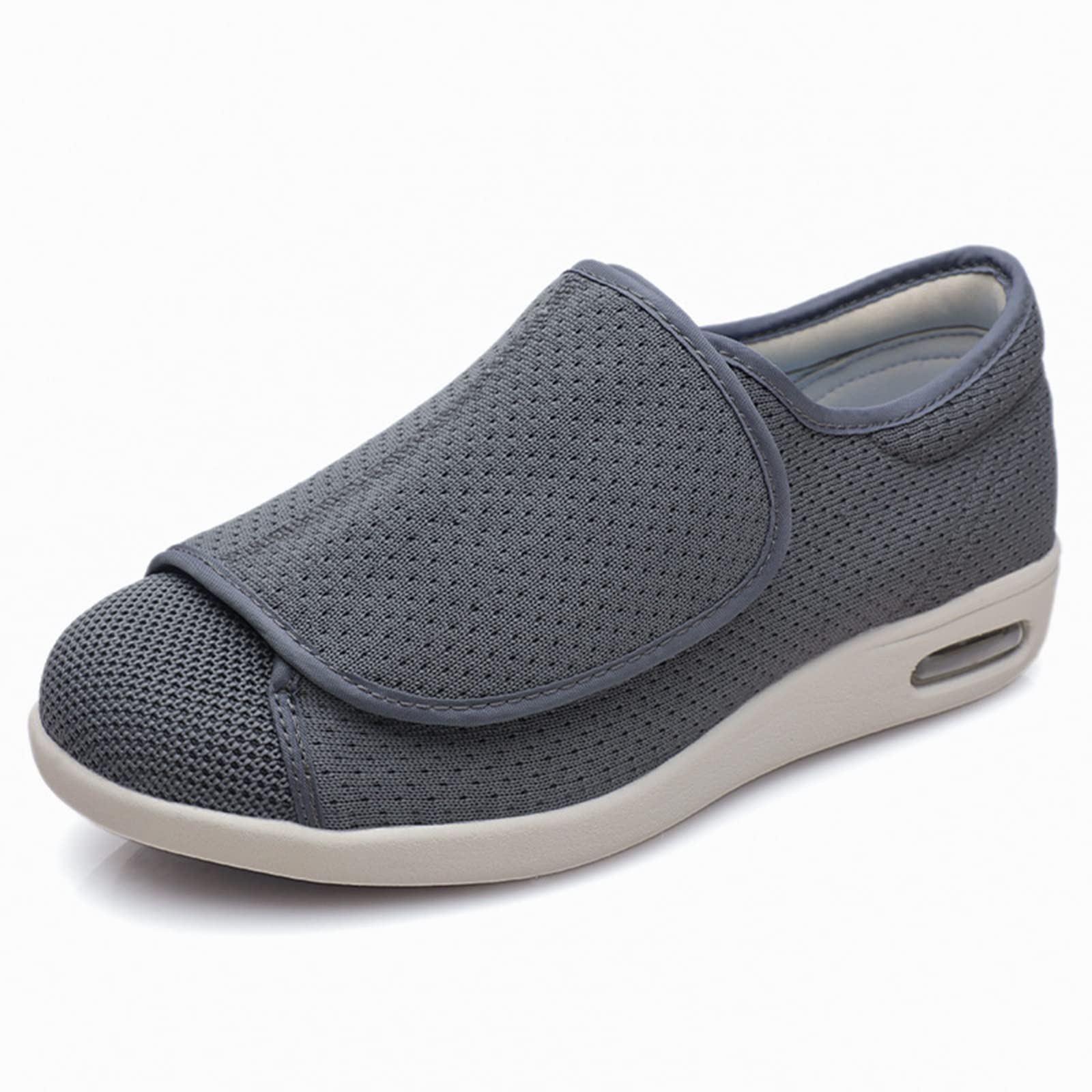 Scarpe di Larghezza Extra Larga Donna Uomo Scarpe Diabetiche, Punta di Chiusura Regolabile Piedi Gonfi Pantofole per Anziani Artrite Edema Pollice Valgo, Scarpe Ortopediche per Donna