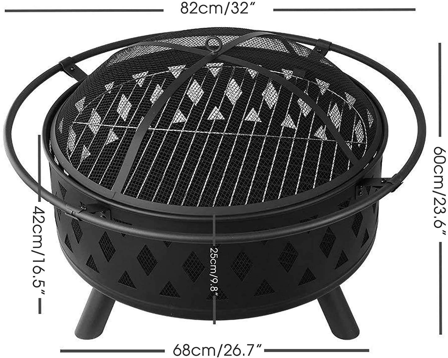 金属製屋外ファイヤーピット大型焚き火薪暖炉裏庭ファイヤーピットガーデンキャンプバーベキューピクニックホリデーフェスティバルビーチパティオ株式会社S＆L Amazon.co.jp: 金属製屋外ファイヤーピット大型焚き火薪暖炉裏庭