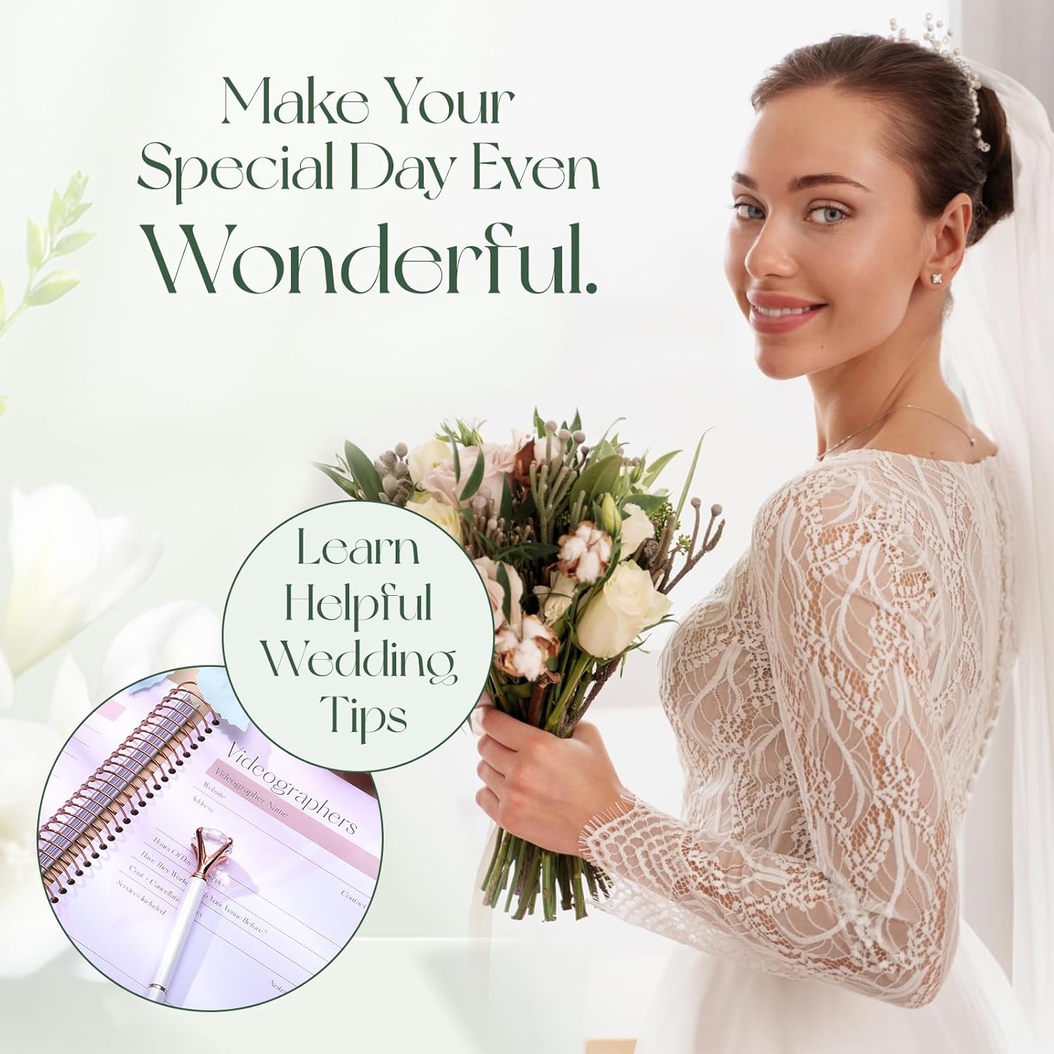 Thboxes Wedding Planner Book & Organizer 88 Sheets, Makes Your Wedding Planning Easy for Brides & Grooms Woman Man Couples Wedding Pannners Notepad Unique Engagement Gift