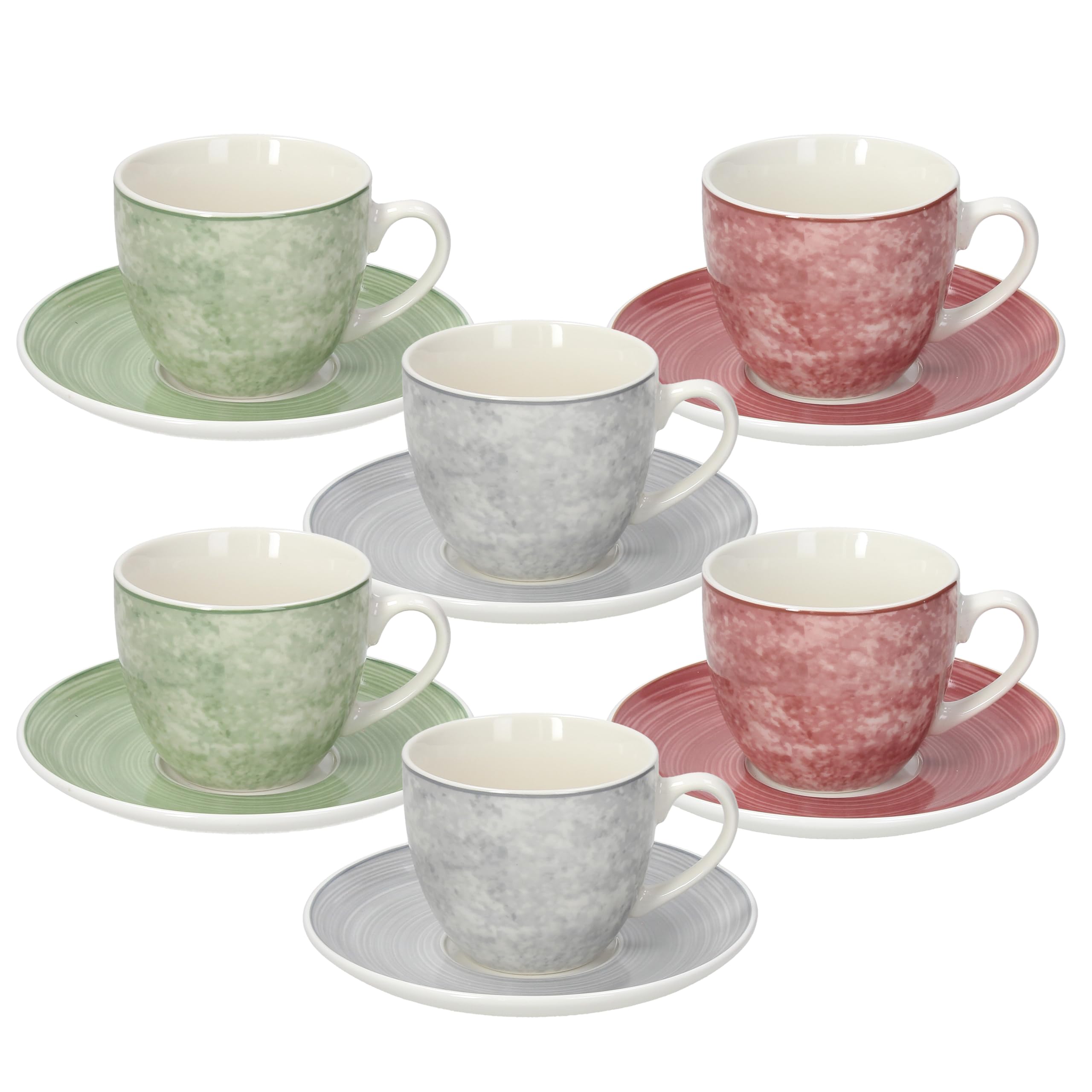 Tognana IR68502M201A Tea Cups, Porcelain