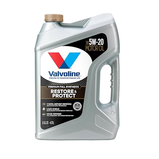 Valvoline Restore & Protect Full Synthetic 5W-20 Motor Oil 5 Quart