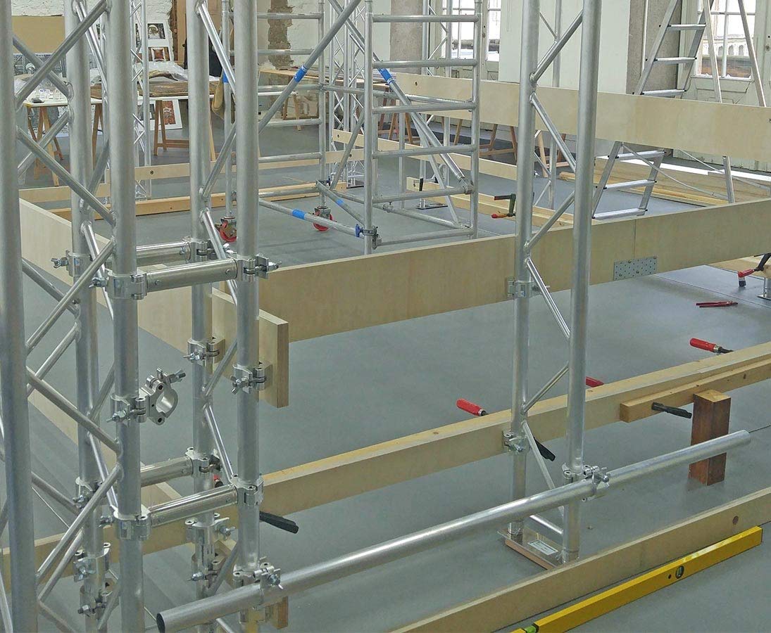 Aluminiumrohr für Decotruss T220, 35x2mm Länge 200cm - Alu Traversen Aluminium Truss Alu System Trussing AST Traverse