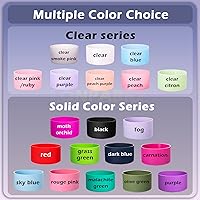 Vista 5 de Stanley - Paquete de 2 botas de silicona para vaso Stanley 40 de 30 oz Quencher Adventure, IceFlow 30 de 20 onzas, protector de copa Stanley