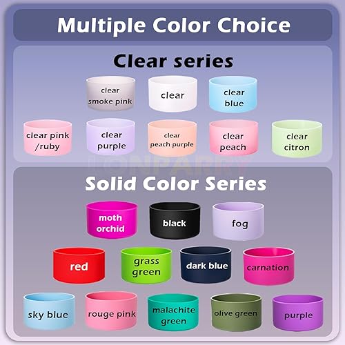 Miniatura 5 de Stanley - Paquete de 2 botas de silicona para vaso Stanley 40 de 30 oz Quencher Adventure, IceFlow 30 de 20 onzas, protector de copa Stanley