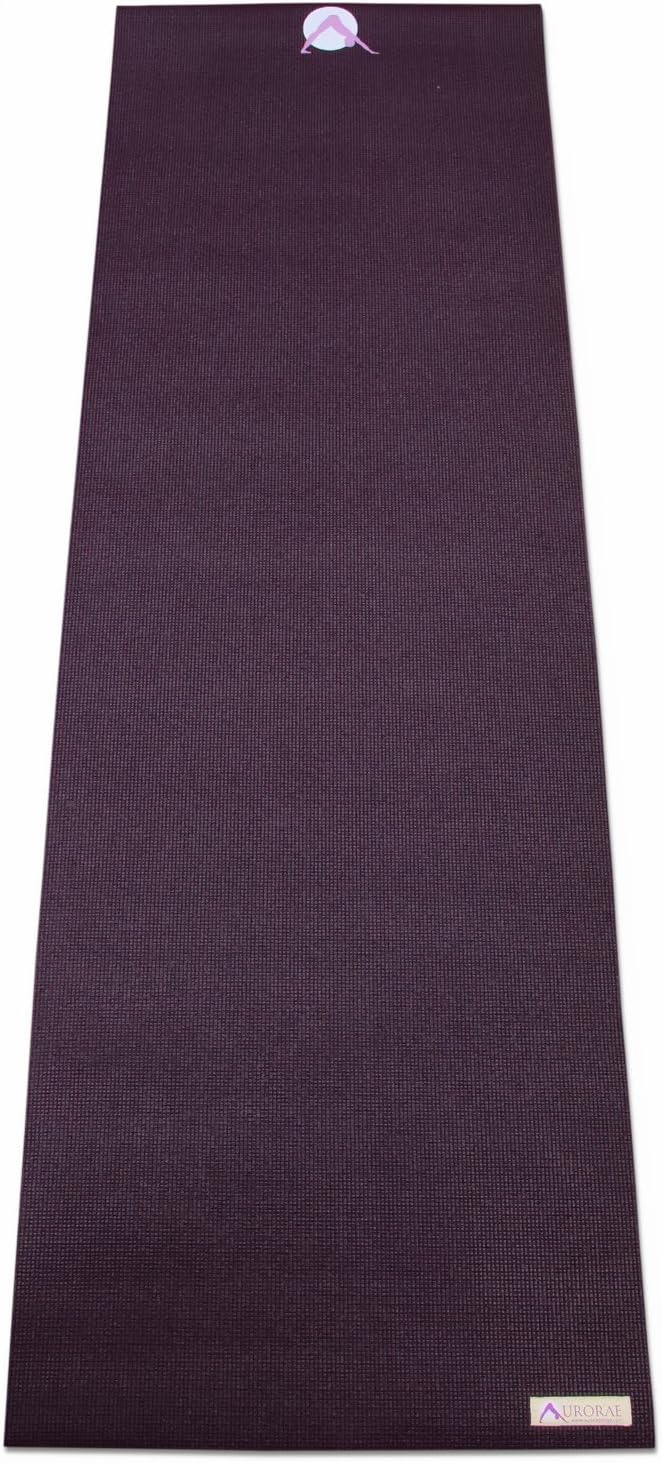 Aurorae Classic Thick Yoga Mat with Non Slip Yoga Rosin Included, Mats