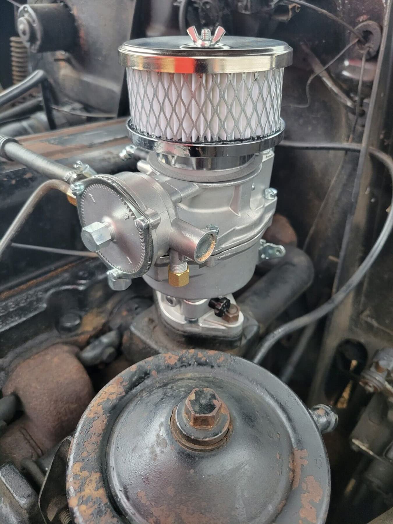 1957-1962 Chevry GMC Truck Nomad Bel Air Rochester 1 Barrel Carburetor 235 w/Automatic Choke 3.8L 3852CC 235Cu. In. l6 GAS OHV 3.9L 235Cu. In. l6 GAS Naturally Aspirated