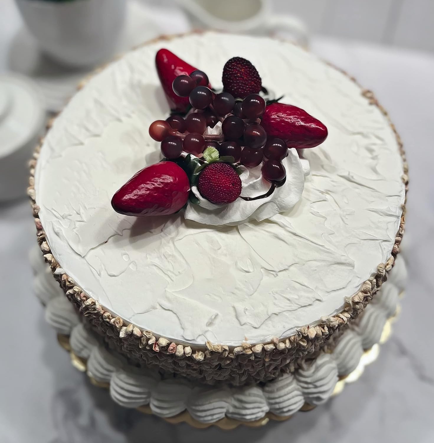 Fake Cake Mixed Berry Cheesecake Cake Handmade by Dezicakes- Fake Cake -Artificial Cake