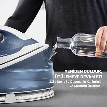 Tefal SV4110 Express Mini 110 gr Continuous and 190 gr Shock Steam 2200 Watt Steam Boiler Iron