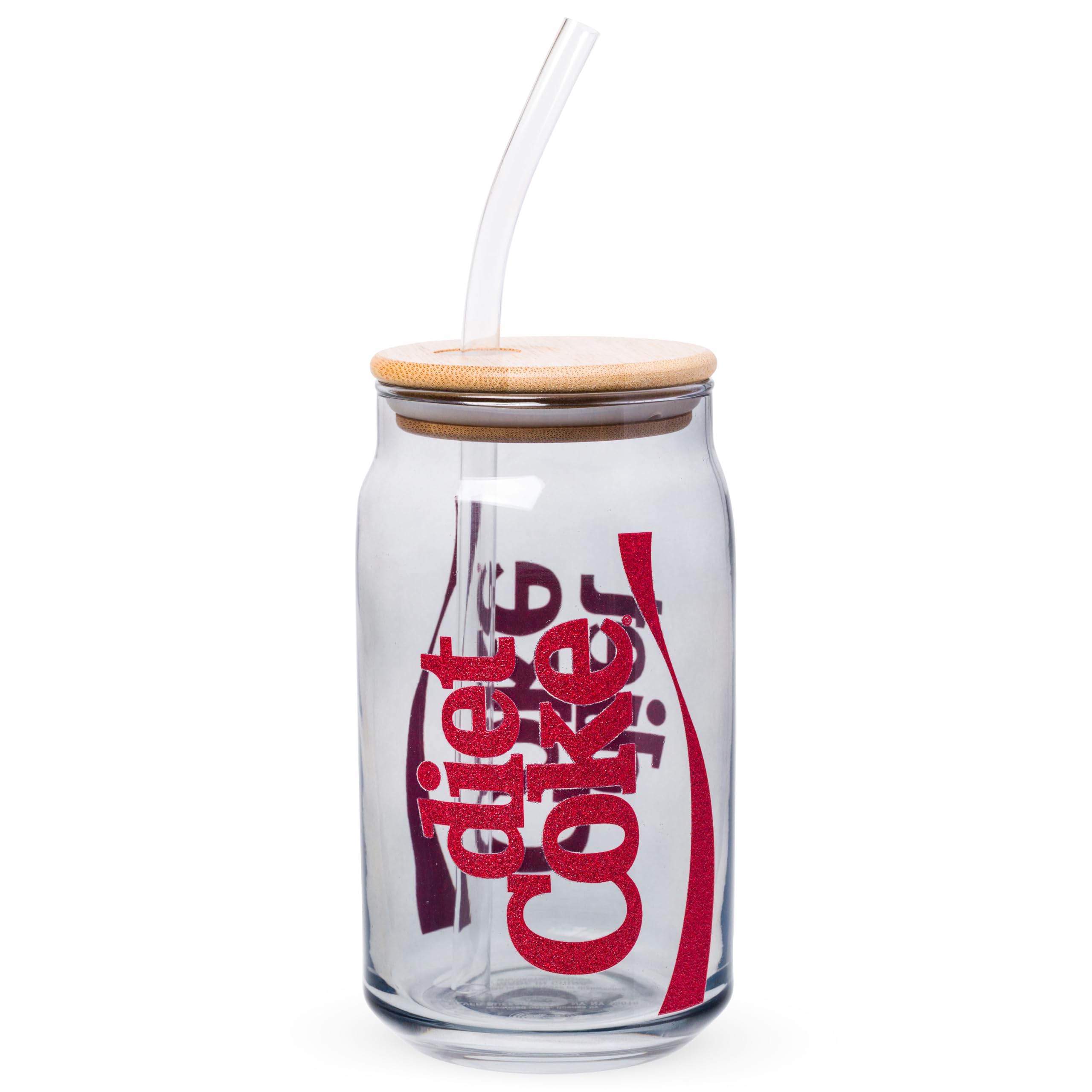 Silver Buffalo Diet Coke Glitter Tumbler - 16oz -1