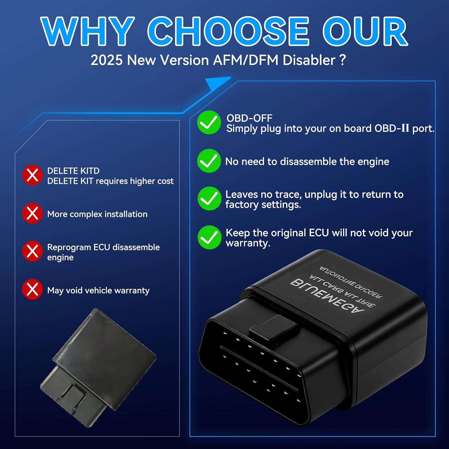 AFM/DFM Disabler Active Fuel Management Delete AFM Disabler Compatible with V6 & V8 GM Motors AFM Disabler 5.3 Silverado
