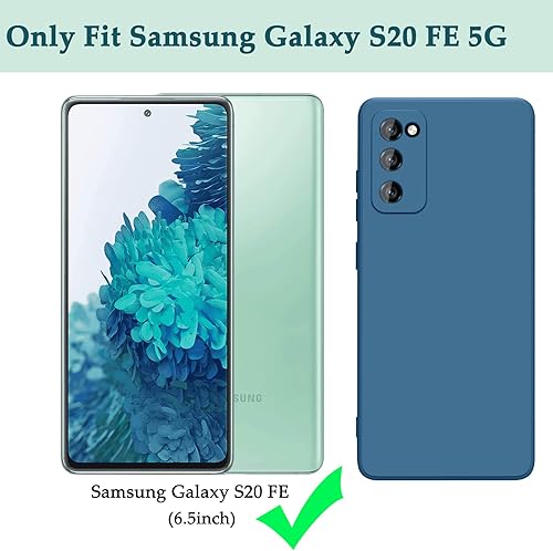 Miniatura 2 de Funda para Samsung Galaxy S20 FE 5G, elegante funda protectora delgada de silicona líquida de cuerpo completo para Galaxy S20 FE 5G funda de