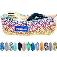 Canapé Gonflable Chillbo Shwaggins Turquoise - Pour Festival, Camping, Plage - Occasion