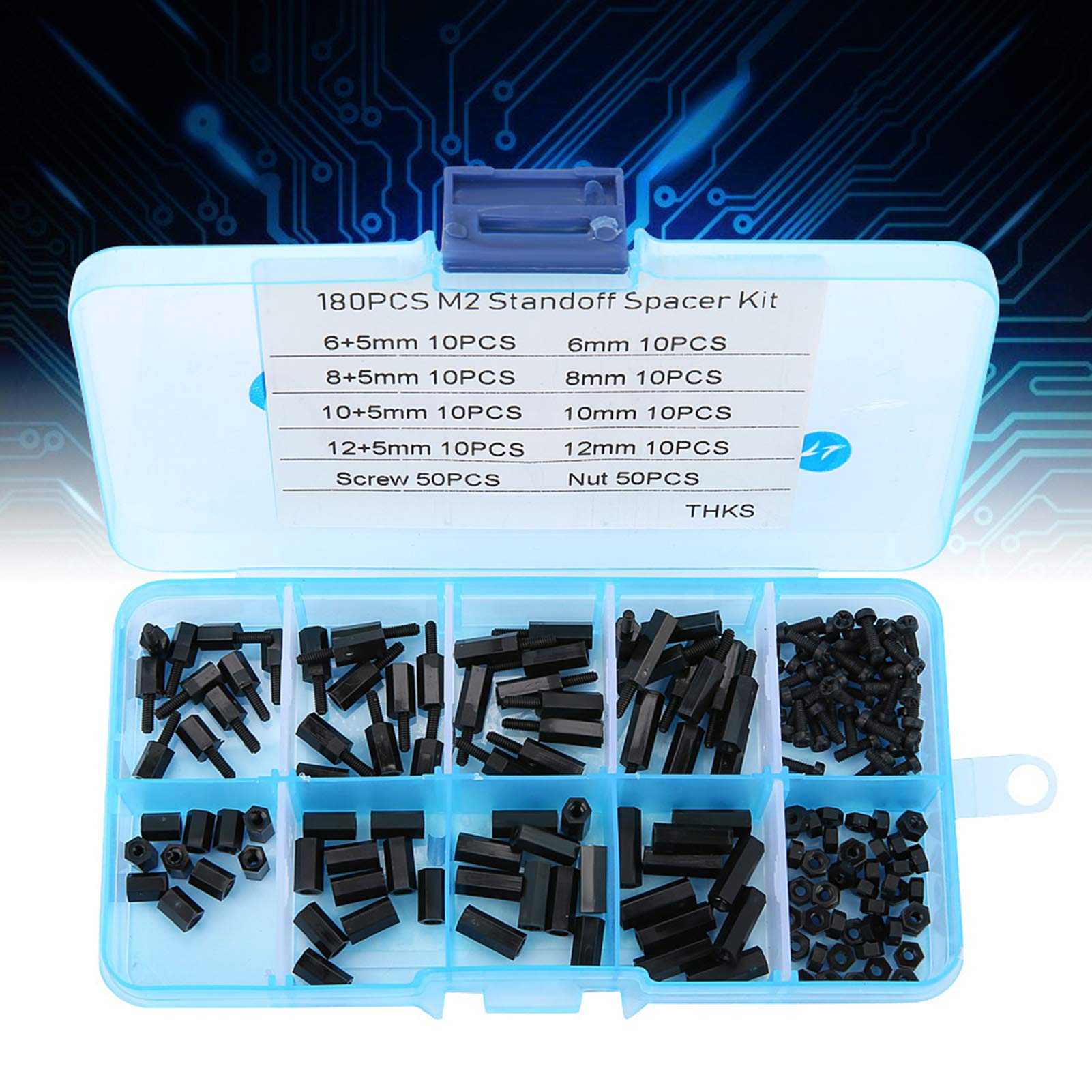 Entretoises Nylon Femelles Hexagonales M2 à M5 – Piliers Isolants Pour PCB, GooBetter