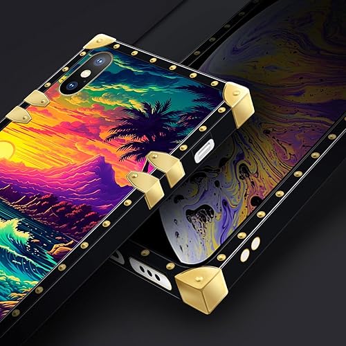 Miniatura 9 de Funda compatible con iPhone 11, TPU suave de lujo y parte trasera de policarbonato duro para niñas y mujeres, funda protectora a prueba de golpes