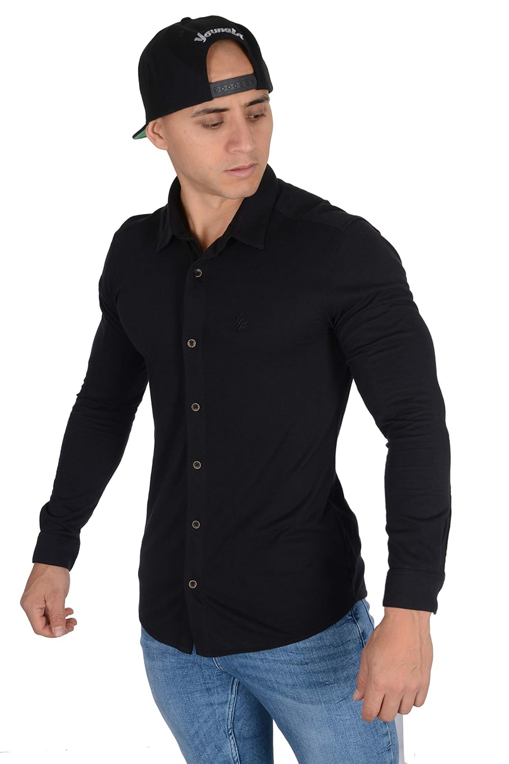 athletic slim fit dress shirt