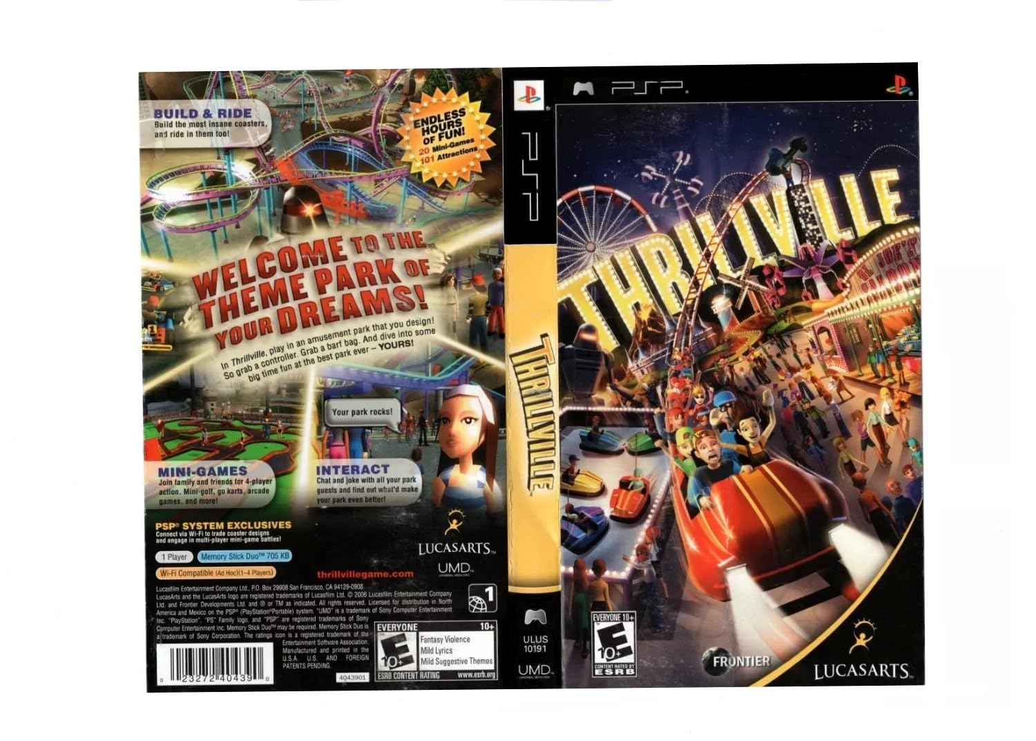 Amazon.com: Thrillville - Sony PSP (Renewed) : Video Games