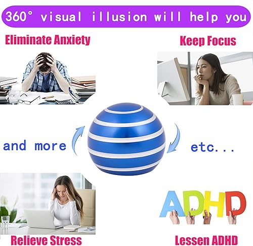 Miniatura 47 de Juguetes cinéticos de escritorio geniales para la ansiedad: juguete de cosas geniales para adultos, adolescentes, niños, niños, alivio del estrés