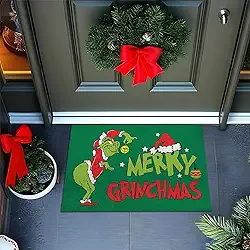 Tapete De Porta Capacho Divertido Merry Grinchmas Ca954