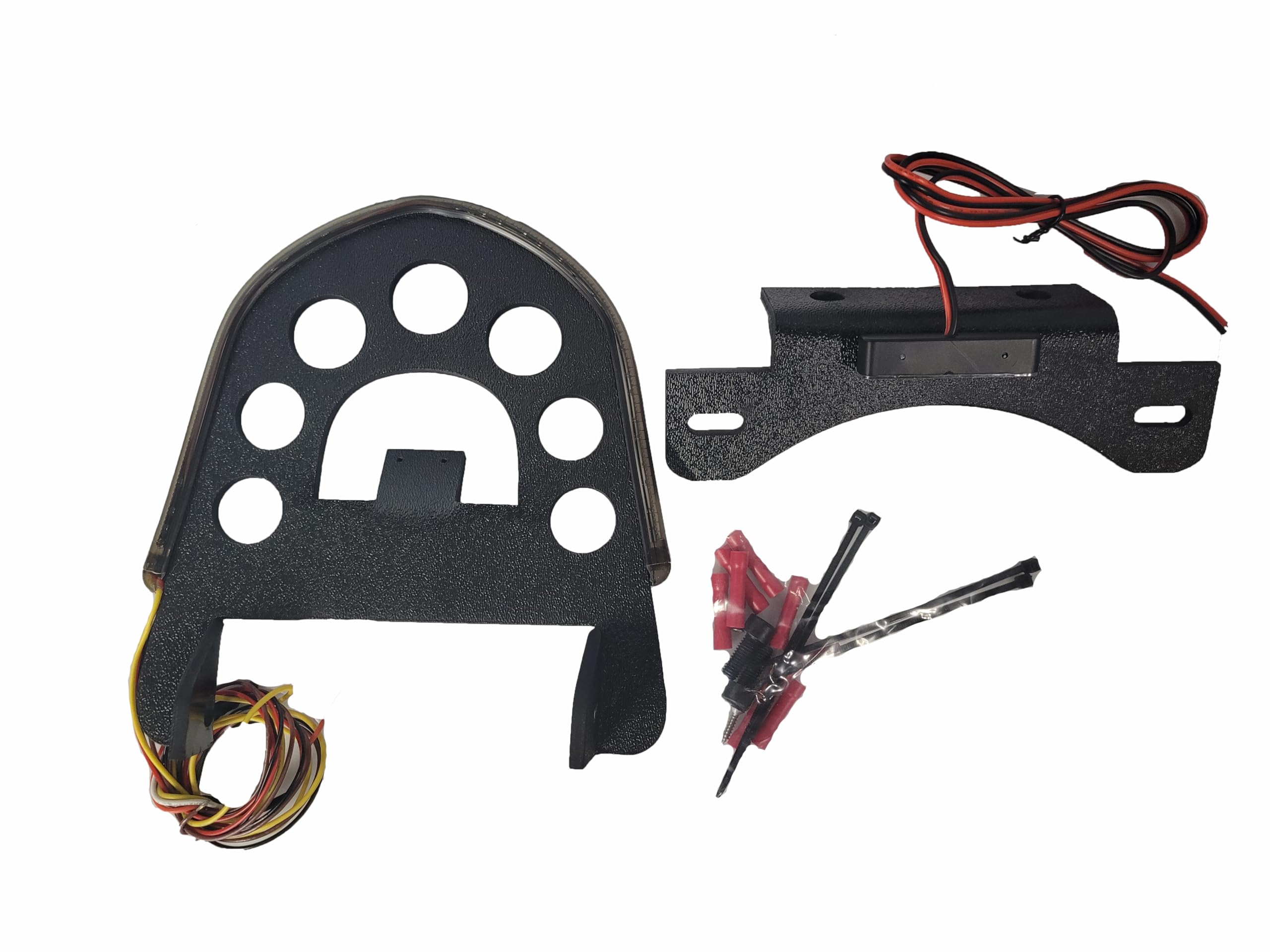 BIKELITEZ SMOKED Integrated STD Fender Eliminator Light Bar Kit