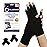 Doctor Developed Compression Gloves for Women and Men, Open-Finger Arthritis Gloves, Typing Gloves, Arthritis & Carpal Tunnel, 2 Pair (Black, M)