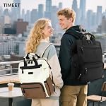 Timeet 15.6 et 17 dans le sac à dos pour ordinateur portable avec USB Port de recharge, réservoir d'eau et transport multifonctionnel Transporter sur sac à dos