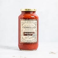 Vista 18 de Fiorella's Salsa de pasta Marinara - Salsa de tomate hecha con ingredientes frescos, sin aceite de semilla, sin azúcar añadido, vegano, sin gluten