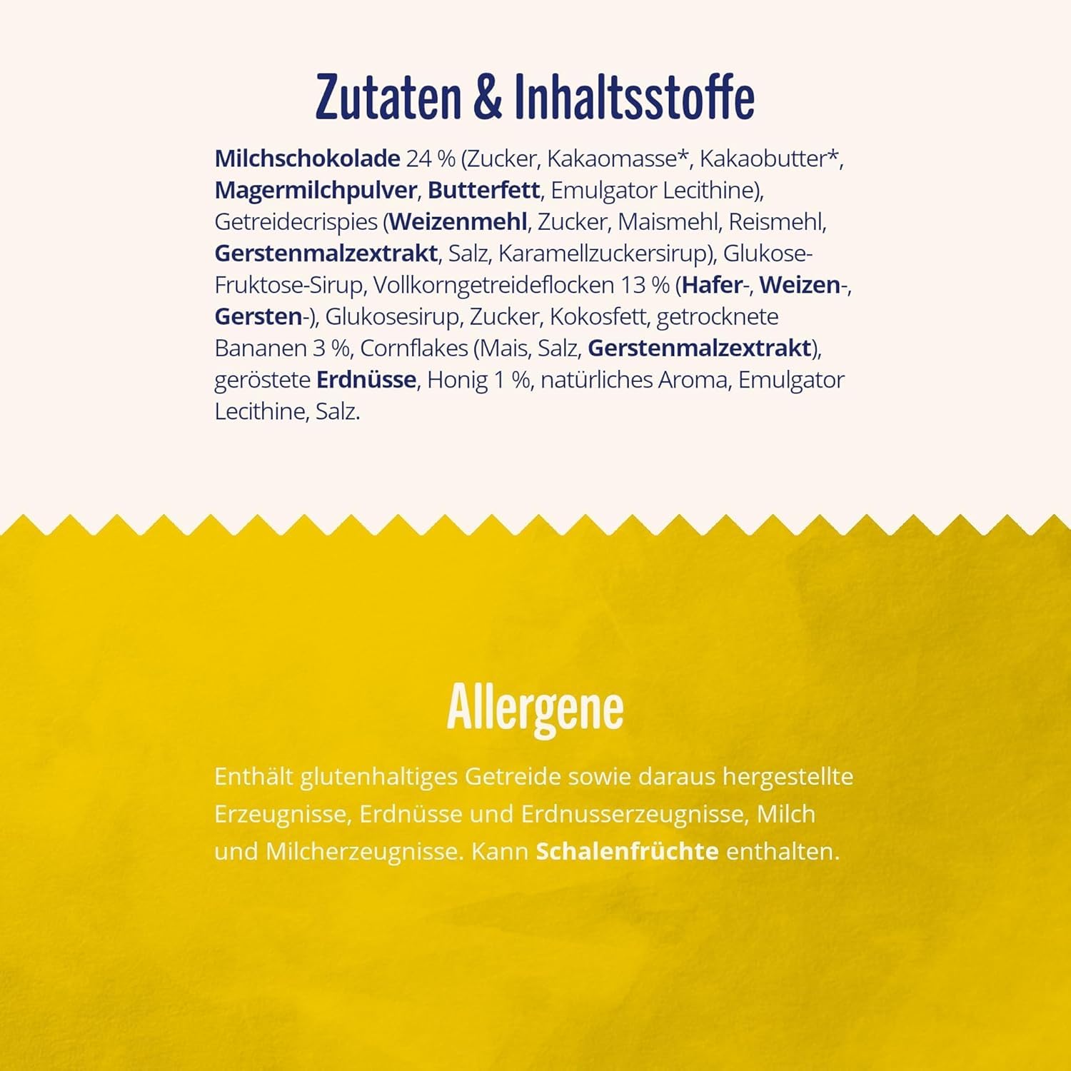 Müsliriegel | Corny Classic Schoko-Banane | Mit Schokolade und Banane | Multipack 60x25g
