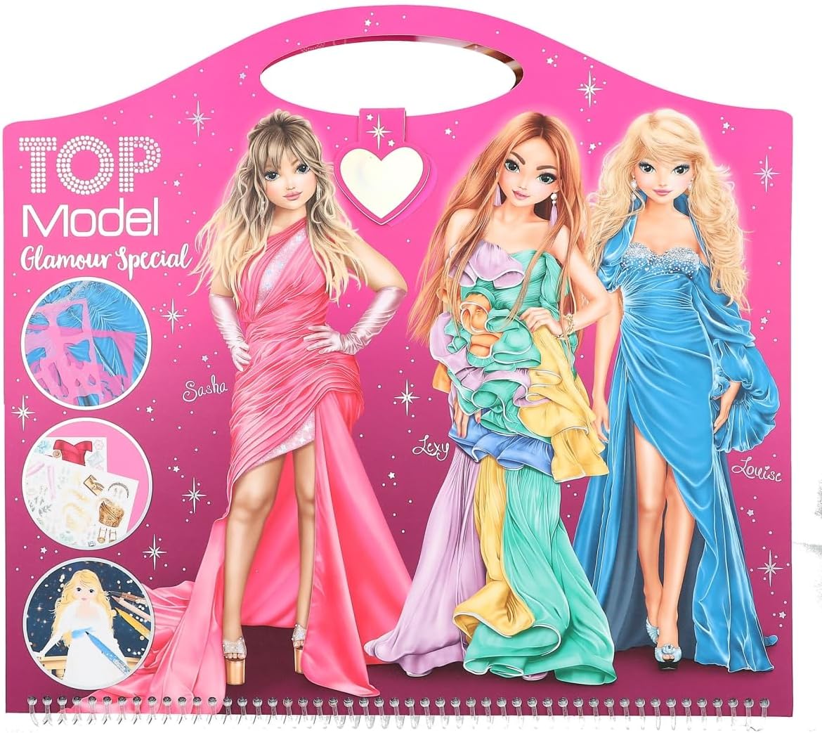 TOPModel Create your Glamour Special Colouring Book