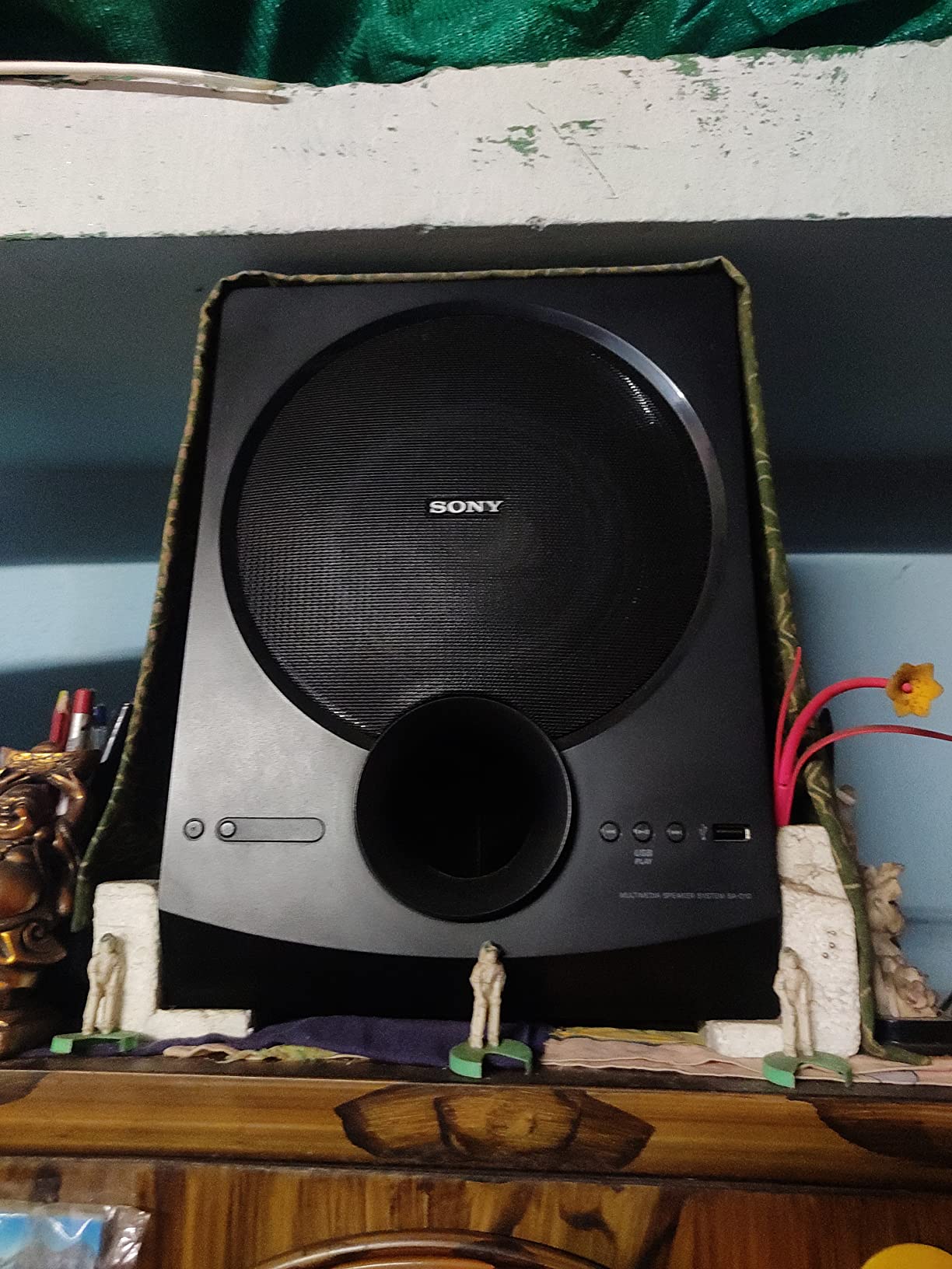Sony SAD10 70 Watt 4.1 Channel USB Multimedia Speaker (Black) Amazon
