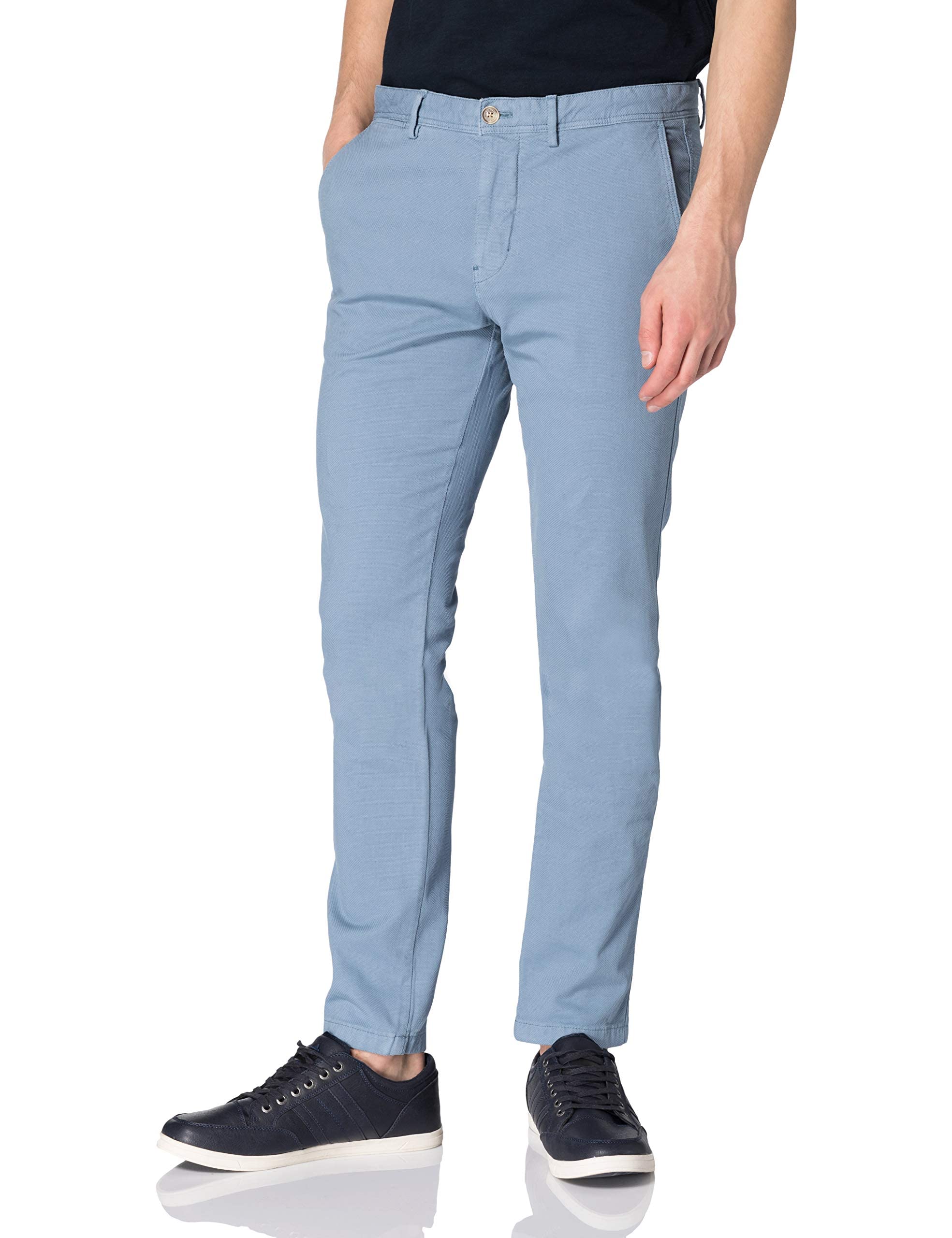 Tommy Hilfiger Men's BLEECKER STRUCTURE GMD Pants, Colorado Indigo, 36W / 30L