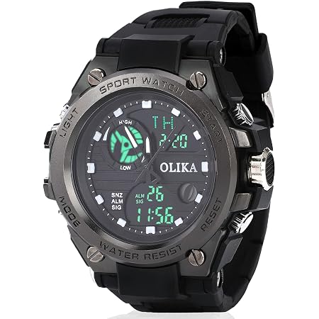 Orologi da Uomo Sportivo Digitale, Coikes Orologio Sportivo Uomo  Impermeabile, orologio militare sportivo, Digitale Polso Adolescente con  Retroilluminazione a LED/Timer/Allarme : Amazon.it: Orologi