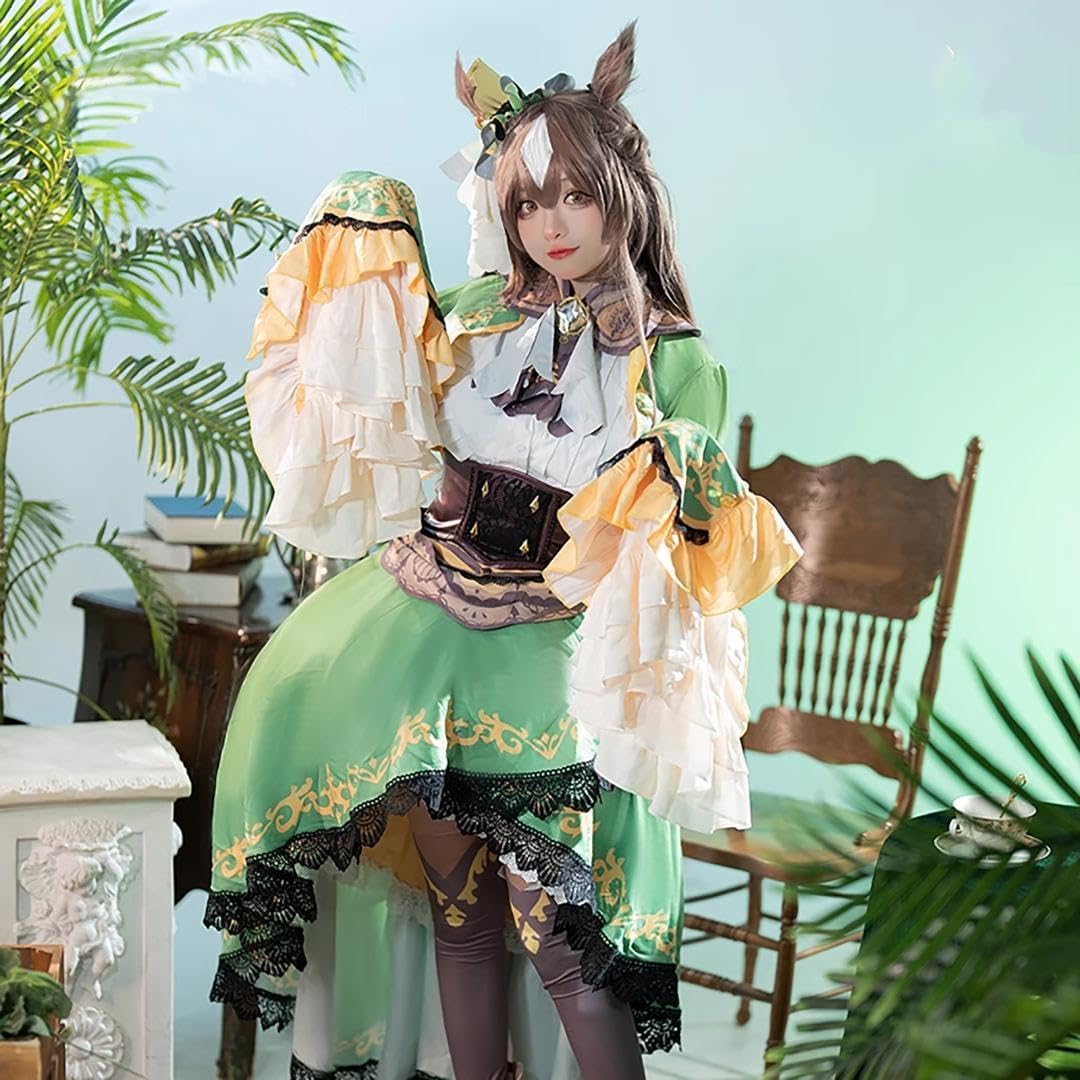 Amazon.co.jp: サトノダイヤモンド 勝負服 グリーンドレス ウマ娘 