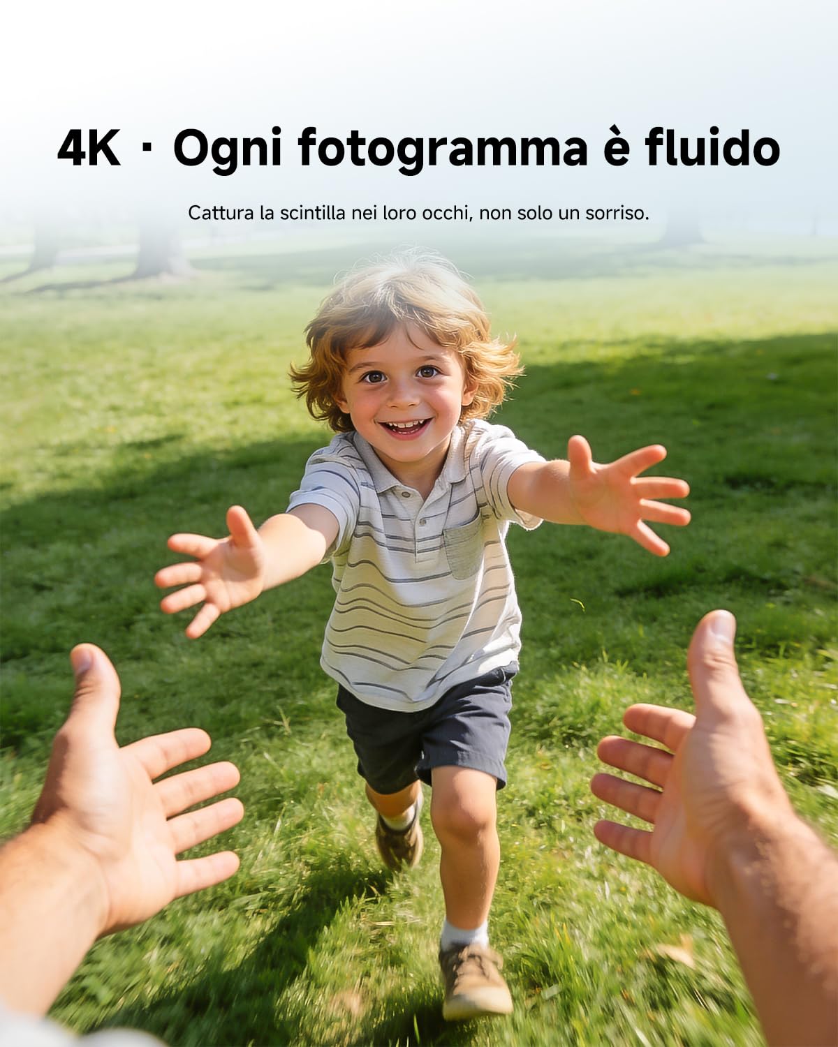SVBONY SVGo M3 4K Mini Bodycam con Stazione di Ricarica&Treppiede POV, Vlog