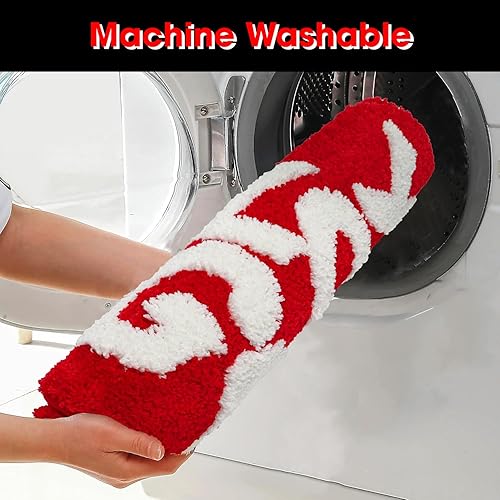Miniatura 6 de Alfombra de baño con forma de corazón, decoración de alfombra para el día de San Valentín, alfombra pequeña y fresca, alfombra de ducha
