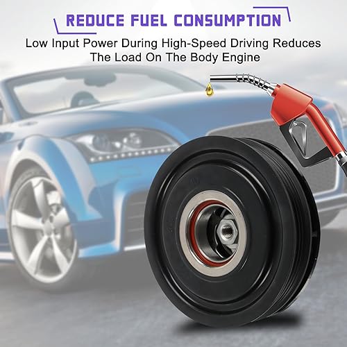 Vista 55 de 1777 Kit de embrague del compresor de CA 88410-04060 88410-04062 Reemplazo del embrague del compresor de aire acondicionado para 2005-2015 Tacoma