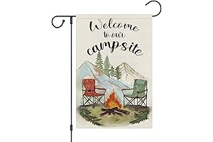 12x18 Camping Garden Flag for Enchanting Outdoor Decor