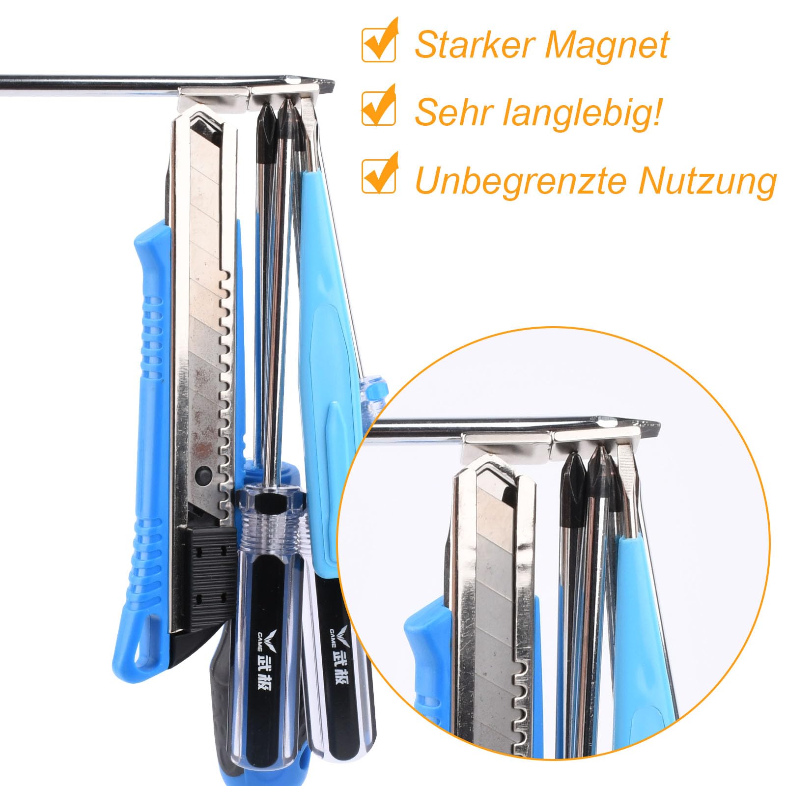 32 magneti forte, 20 x 10 x 3 mm, al neodimio, magneti per lavagna magnetica, rettangolari per armadio da cucina, ufficio