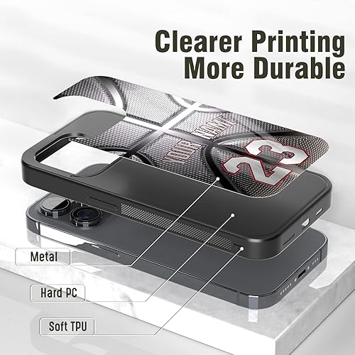 Miniatura 2 de Fundas de baloncesto personalizadas con número de nombre  iPhone 7 8 11 12 13 14 Pro Max Plus Mini Xr Xs SE Samsung Galaxy Z Flip 3 4 S21 S22 A02 03