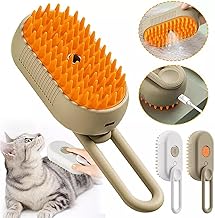 3 in 1 Cat Steamy Brush, Cat Hair Removal Brush Gentle Pet Spray Massage Comb for Pet Cat Cleaning Supply