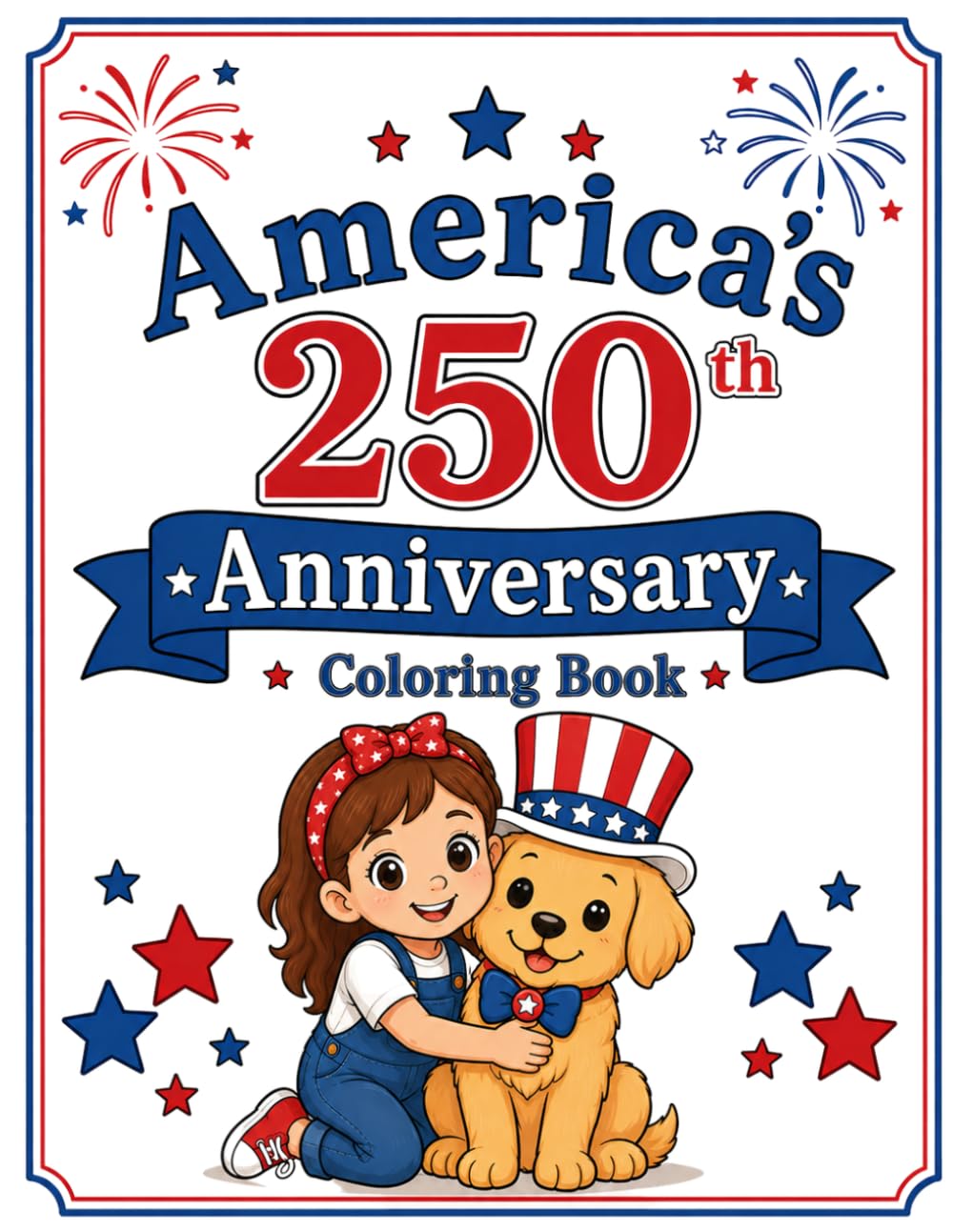 America's 250th Anniversary Coloring Book