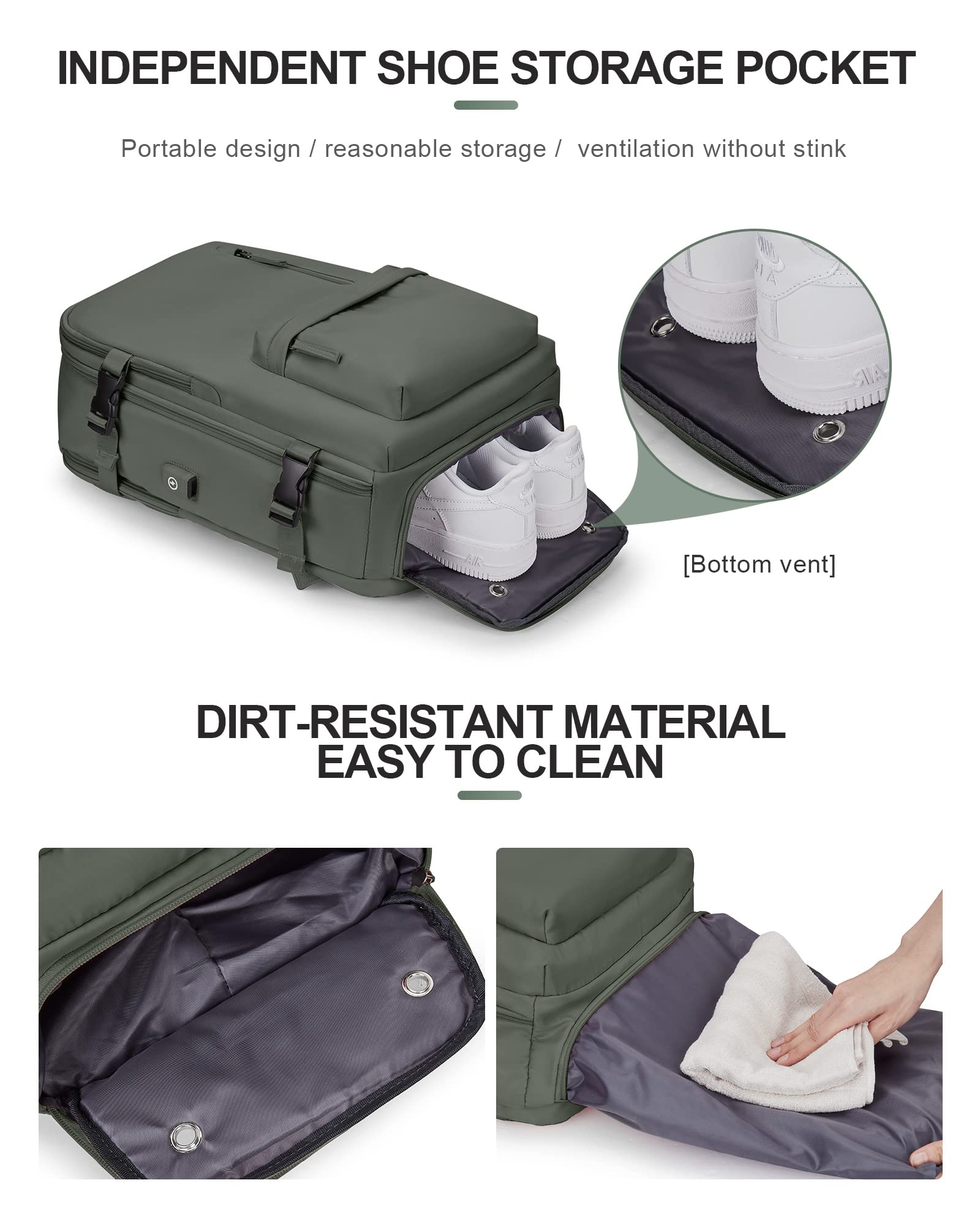 Zaino da Viaggio per Easyjet 45x36x20 Bagaglio a Mano Zaino Borse da Cabina per Ryanair Il Sedile Zaino Aereo Bagaglio a Mano Borsa Cabina Viaggio Zaino Travel Viaggio Casual Daypack